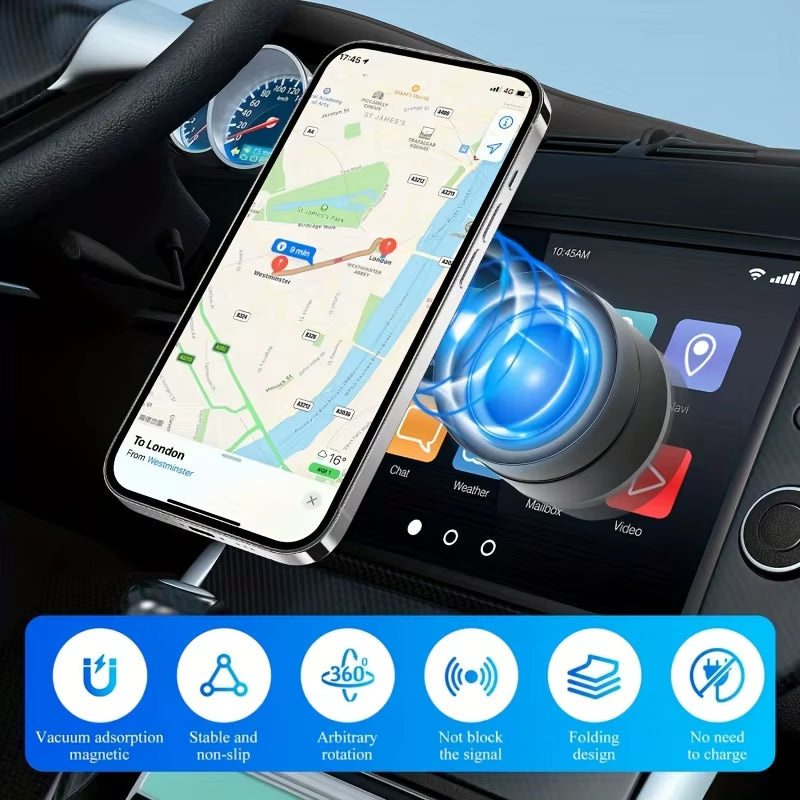 GripVault™ Magnetic Vacuum Phone Mount