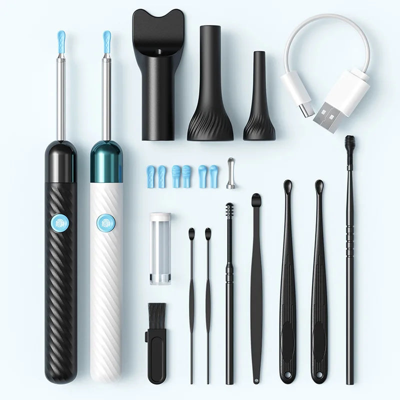 Wireless Ear Cleaning Camera – Rechargeable HD Ear Wax Removal Tool with LED Light & Silicone Tips